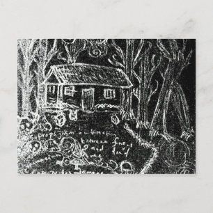 zum Happy End oder zum gebrochenen Herzen Postkarte