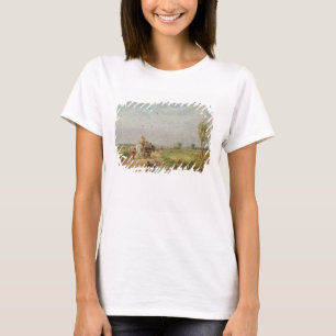 Zum Hayfield gehen, 1853 (Öl auf Millboard) T-Shirt