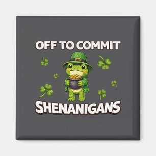 Zum Hemd Ausziehen Commit Shenanigans Zauberfrosch Magnet
