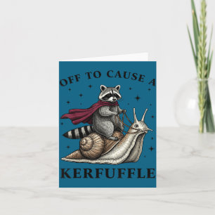 Zum Hemd Ausziehen, weil Waschbär-Meme Wirbel veru Karte