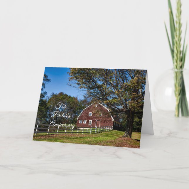 Zum Jubiläum von Pastor Karte (Vorderseite)