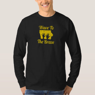 zum, Krankenhaus Hand winkender Held Premium T-Shirt