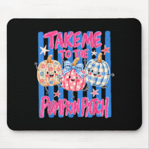Zum Kürbisfeld Halloween Herbsternte Mousepad