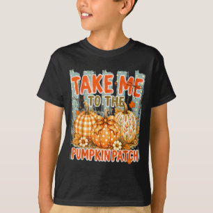 Zum Kürbisfeld Halloween Herbsternte T-Shirt