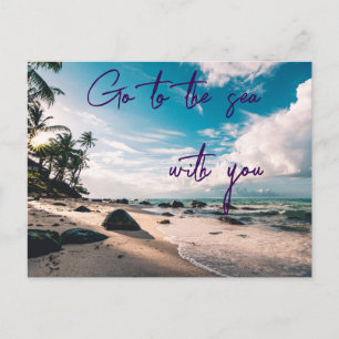 Zum Meer Postkarte