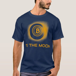 Zum Mond Bitcoin Solar Eclipse T-Shirt