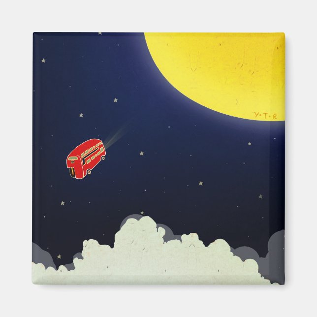 Zum Mond Magnet (Vorne)