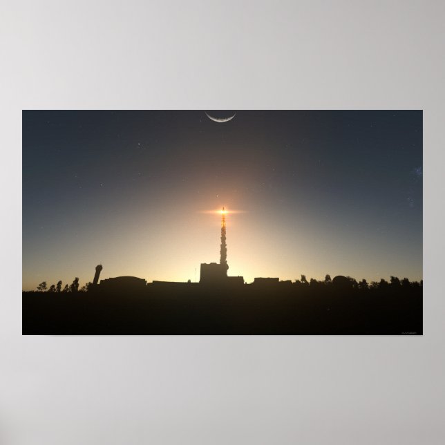 Zum Mond Poster (Vorne)