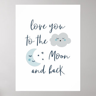 Zum Mond Poster