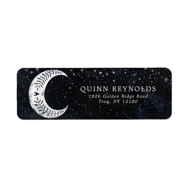 Zum Mond | Rücksendeadresse (Vorne)