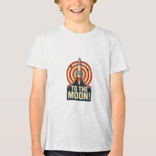 Zum Mond! Tri-Blend Shirt