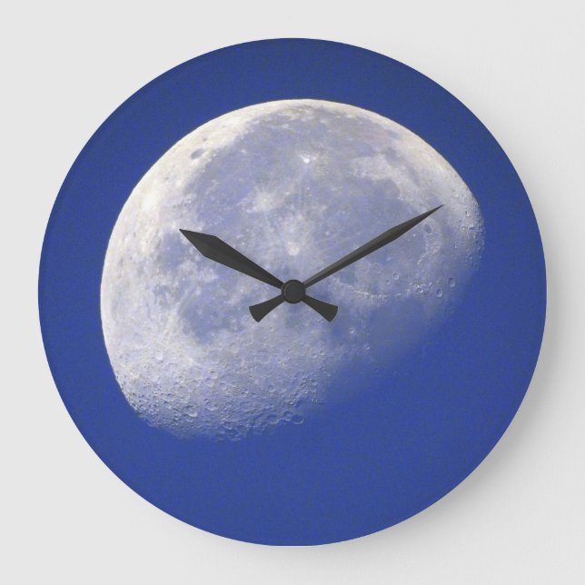 Zum MOND und zur Rückseite Große Wanduhr (Vorderseite)