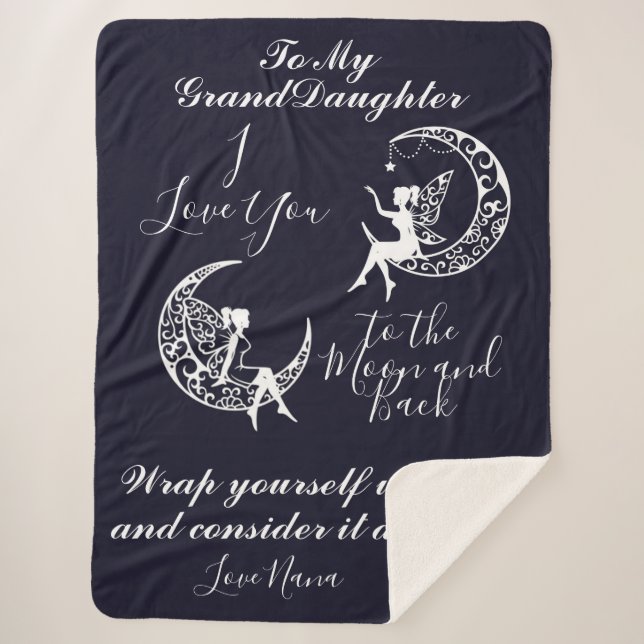 Zum Mond und zurück Sherpadecke (Vorderseite)