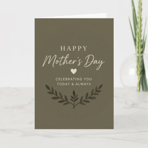 Zum Muttertag Grußkarte für Mama Feiertagskarte