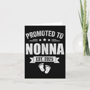 Zum Nonna Est 2025 Mütter zum ersten Mal befördert Karte