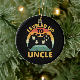Zum Onkel aufgestiegen Keramik Ornament