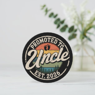 Zum Onkel befördert Erw. 2026 Schwangerschaftsankü Einladung