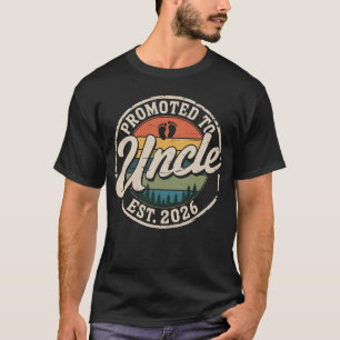 Zum Onkel befördert Erw. 2026 Schwangerschaftsankü T-Shirt
