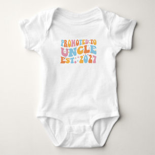 Zum Onkel Befördert Erw. 2027 Neuer Onkel Baby Strampler