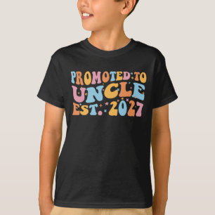 Zum Onkel Befördert Erw. 2027 Neuer Onkel T-Shirt