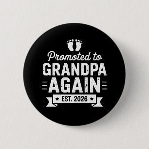 Zum Opa Again Est 2026 ernannt bald Familie Button