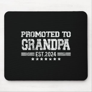 Zum Opa befördert 2024 Bald lustiger neuer Papa Mousepad