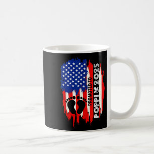 Zum Opa befördert 2025 Vatertag Stolz Erwartend Kaffeetasse