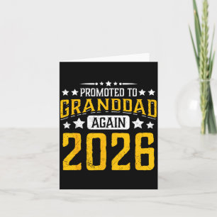 Zum Opa befördert 2026 stolzer Opa 26 Ankündigung