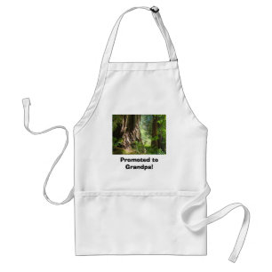 Zum Opa befördert! BBQ Chefs Schürze Redwoods