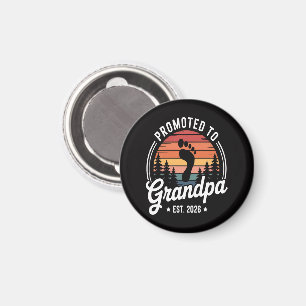 Zum Opa befördert ca. 2026 Magnet