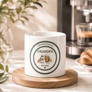 Zum Opa befördert Est. 2025 Espressotasse