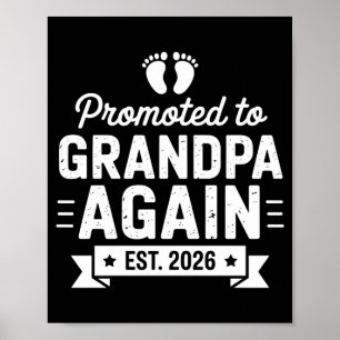 Zum Opa Befördert Est 2026 Bald Familie Poster