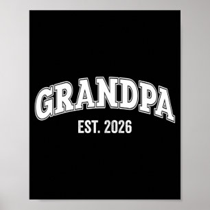 Zum Opa Befördert Est 2026 Bald Opa Lo Poster
