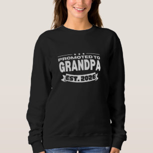 Zum Opa befördert EST 2026 Omas und Opas Baby Ankü Sweatshirt