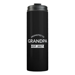 Zum Opa Befördert Geschätzt 2027 Neuer Papa II Thermosbecher