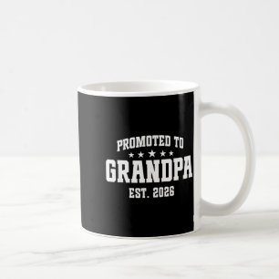 Zum Opa befördert voraussichtlich 2026 Großeltern- Kaffeetasse