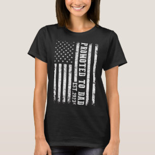 Zum Papa Befördert 2023 Lustiges Shirt Für Neue Vä