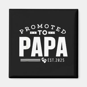 Zum Papa Befördert 2025 Neu 1. Erster Mal Papa Vat Magnet