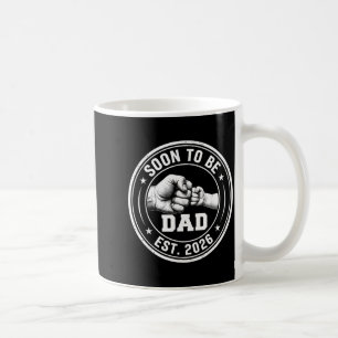 Zum Papa befördert 2026 Vintage Schwangerschaft Kaffeetasse