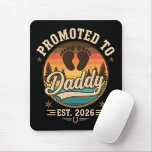 Zum Papa befördert Erw. 2026 Mousepad
