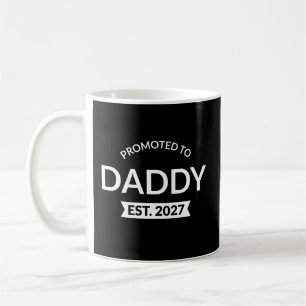Zum Papa Befördert Erw. 2027 Neue Papa-Ankündigung Kaffeetasse