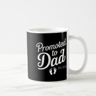Zum Papa Befördert Est 2025 Lustig Bald Papa _1  Kaffeetasse