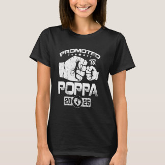 Zum Papa befördert EST. 2025 Lustig bald Papa T-Shirt