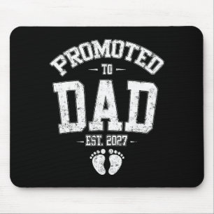 Zum Papa Befördert Est 2027 Neue Mama Daddy Vatert Mousepad