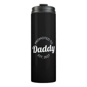 Zum Papa Befördert Est 2027 Neuer Papa Baby Shower Thermosbecher