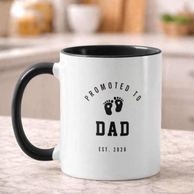 Zum Papa befördert Tasse Neue Papa-Geschenkidee (Von Creator hochgeladen)