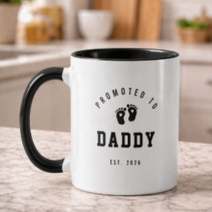 Zum Papa befördert Tasse Neues Papa-Geschenk