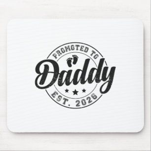 Zum Papa Befördert voraussichtlich 2026 Bald Papa Mousepad