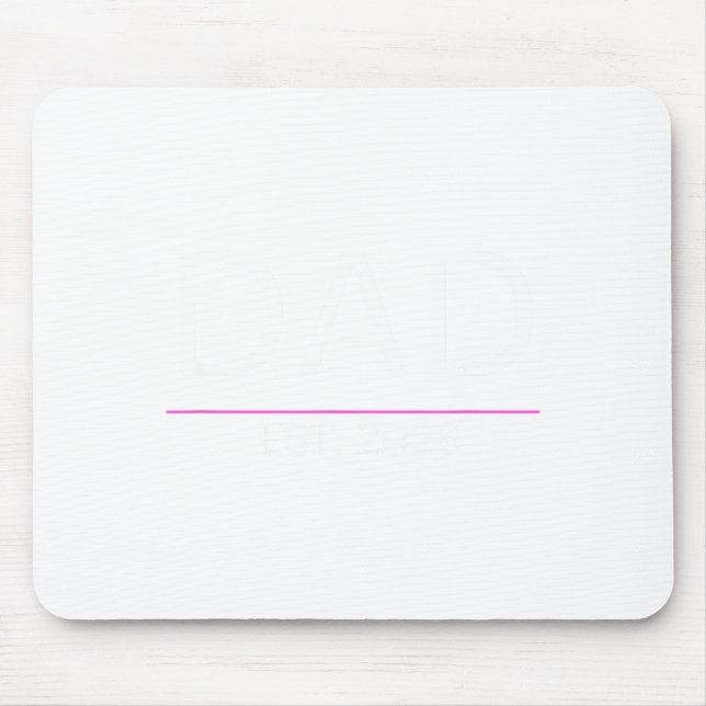 Zum Papa oder erstmaliger Vater neues Mädchen da Mousepad (Vorne)
