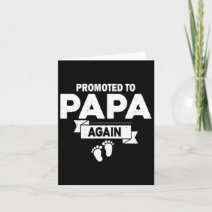 Zum Papa Wieder Schwangerschaftsankündigung Vatert Karte